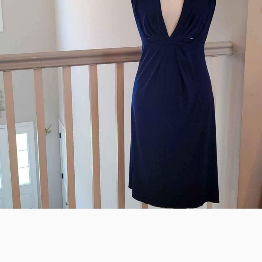 Victoria's Secret moda international black wrap‎ dress SMALL